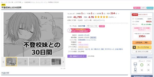 不登校妹との30日間 作品紹介
